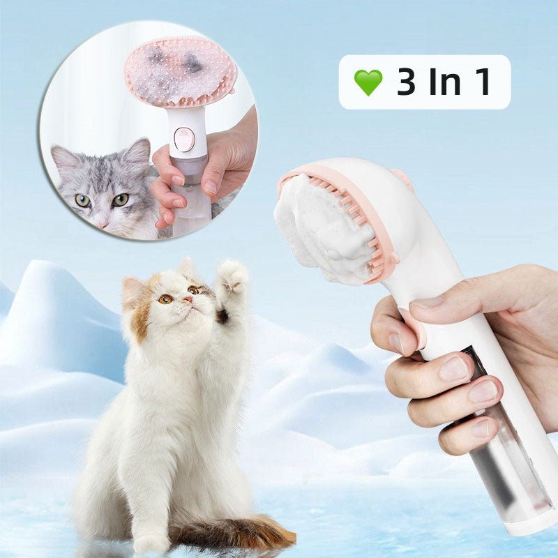 3 in 1 Pet Steam Brush – Groom & Massage - RM