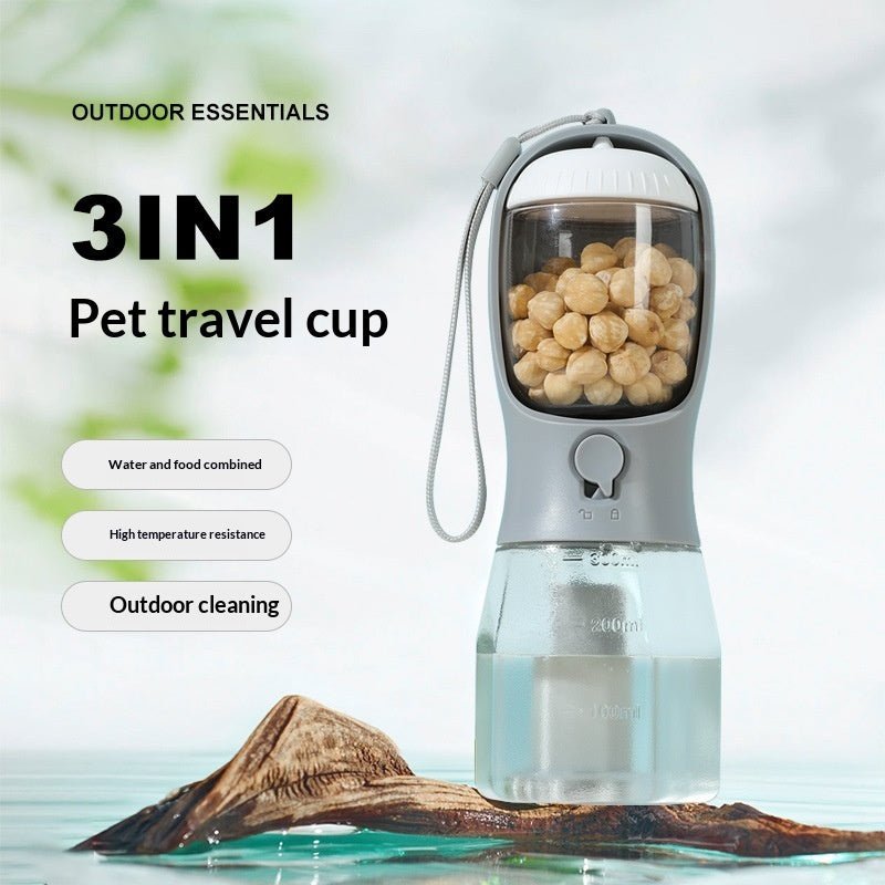 3 in 1 Pet Travel Cup Water Bottle - RM