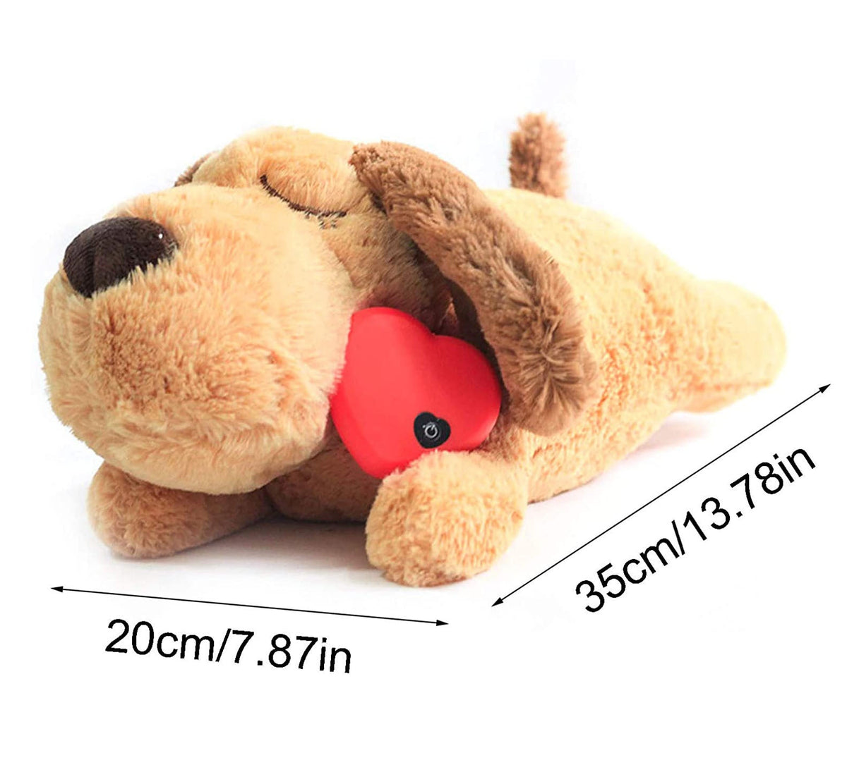 Accompanying Sleep Toy Dog Interactive Heartbeat Plush Toy - RM