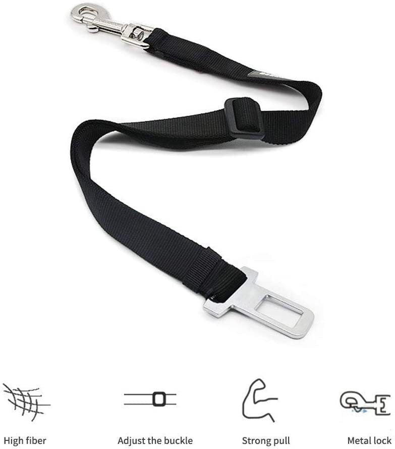 Car Safety Belt For Pet - Adjustable Travel Leash - RM