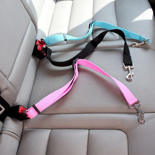 Car Safety Belt For Pet - Adjustable Travel Leash - RM