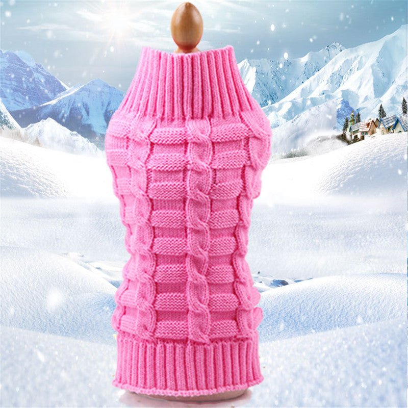 Cashmere Twisted Rope Pet Sweater - RM