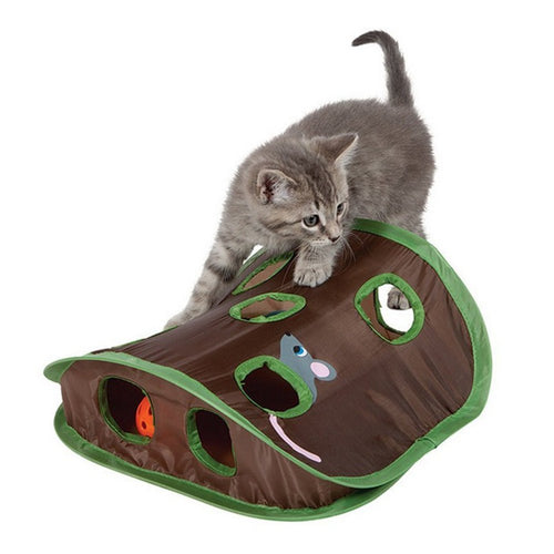 Cat Interactive Hide and Seek Toy with Tunnel - RM