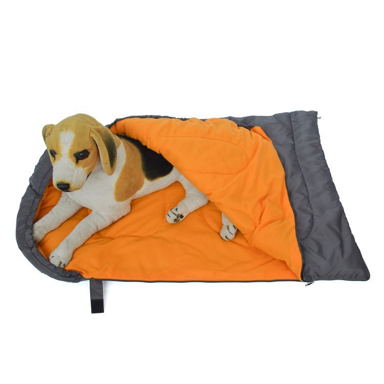 Cozy Pet Sleeping Bag - Warm Machine Washable Bed - RM