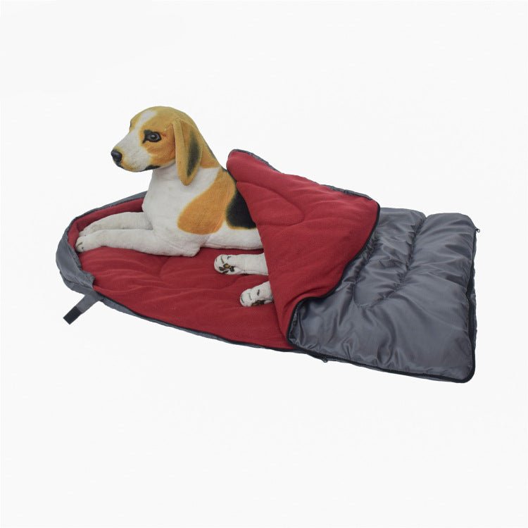 Cozy Pet Sleeping Bag - Warm Machine Washable Bed - RM