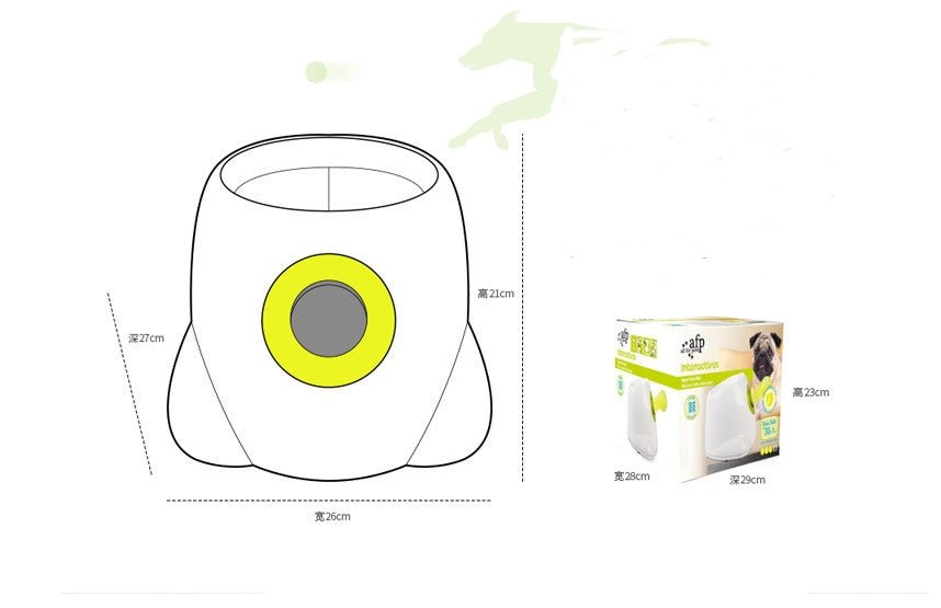 Dog Pet Automatic Interactive Ball Launcher - RM