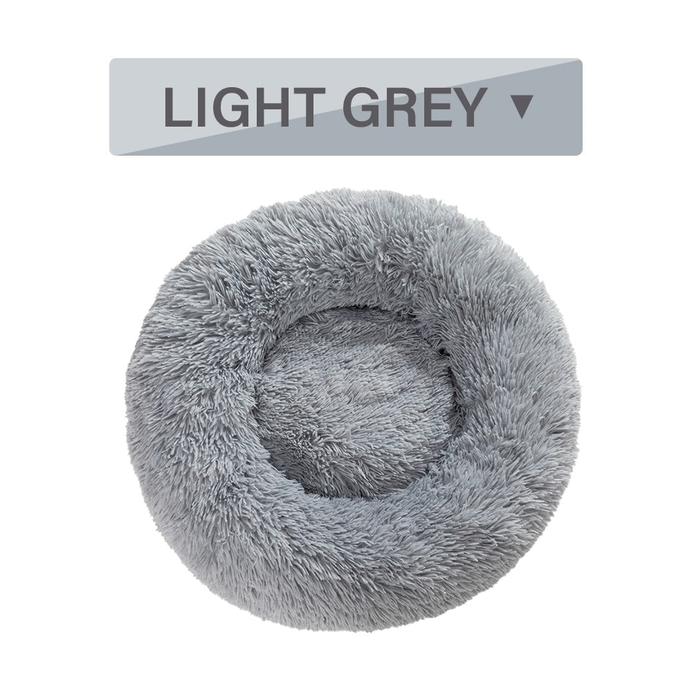Fluffy Donut Dog Bed - Cozy Calming Pet Bed - RM