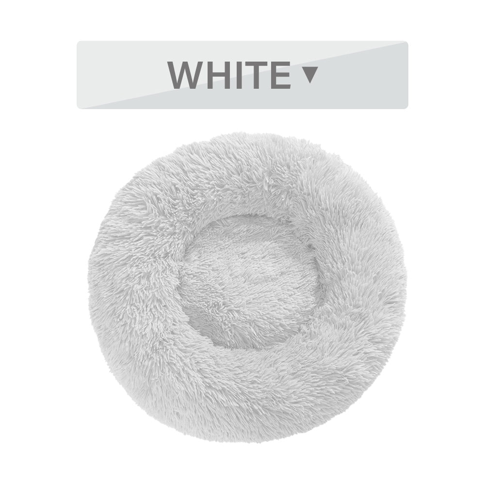 Fluffy Donut Dog Bed - Cozy Calming Pet Bed - RM