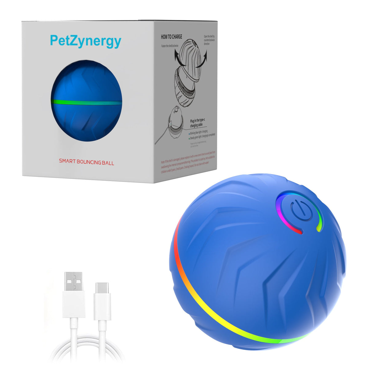 Intelligent Gravity Bouncing Ball Dog Toy - RM