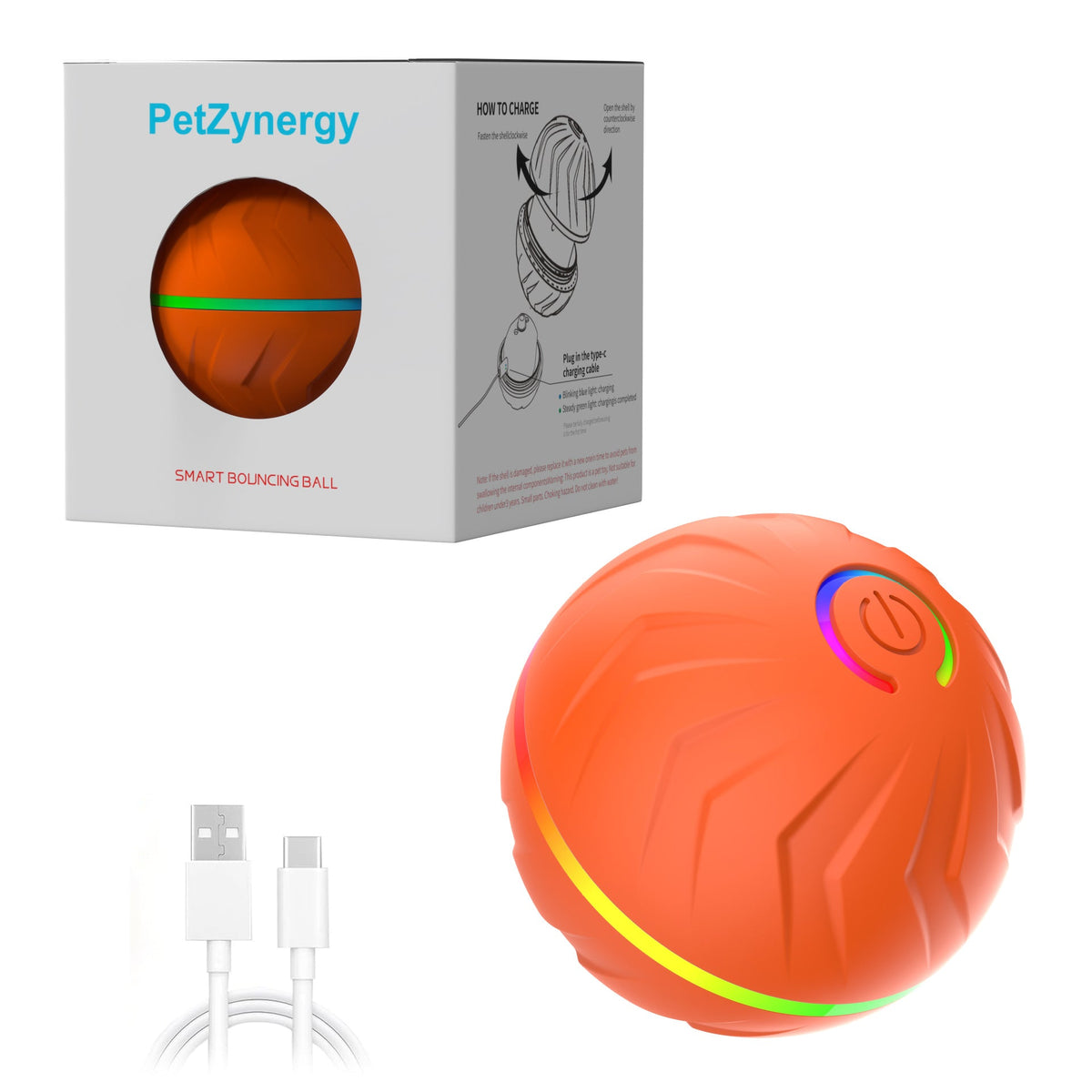 Intelligent Gravity Bouncing Ball Dog Toy - RM