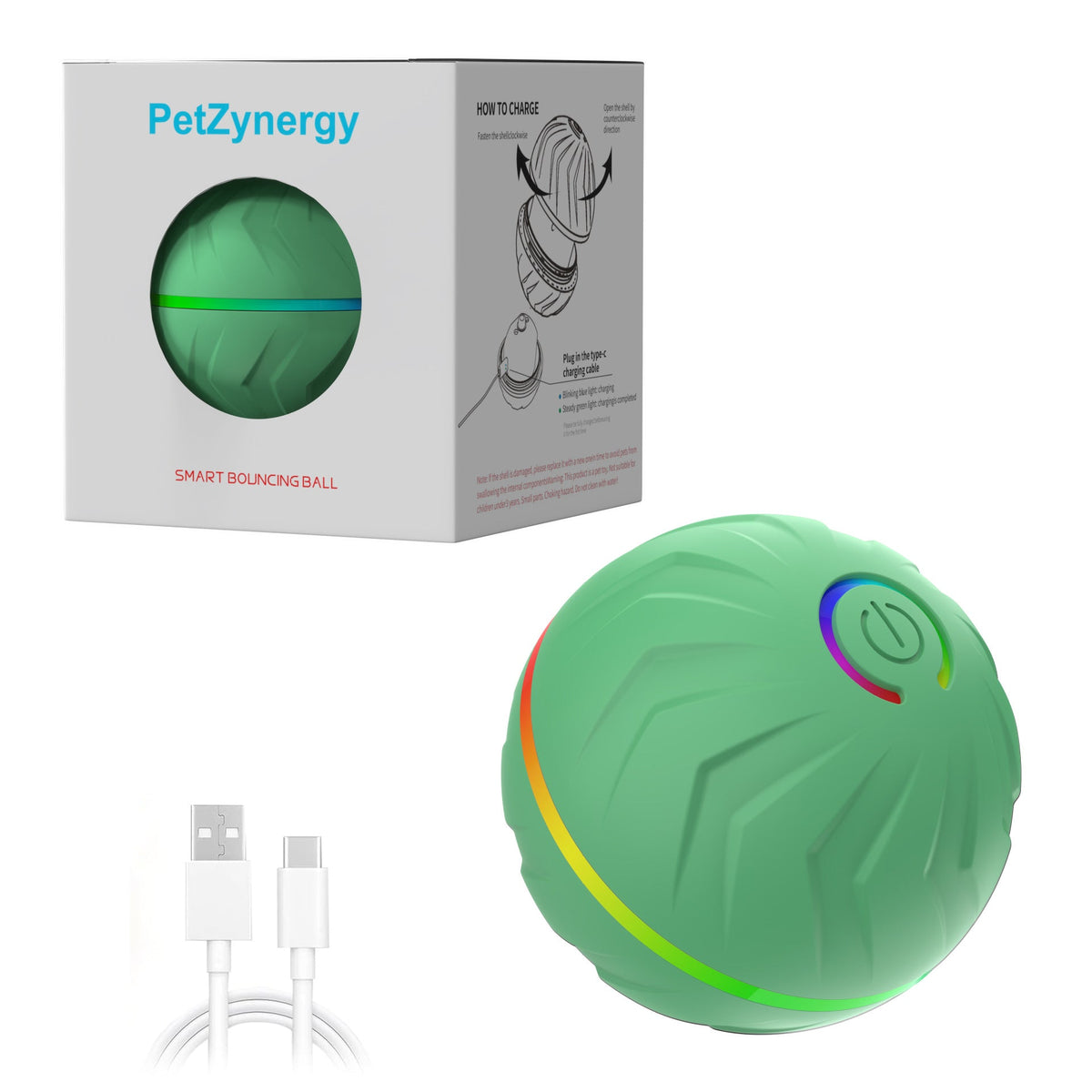 Intelligent Gravity Bouncing Ball Dog Toy - RM