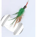 Interactive Cat Toy With Interchangeable Heads Pet Feather Toys - RM