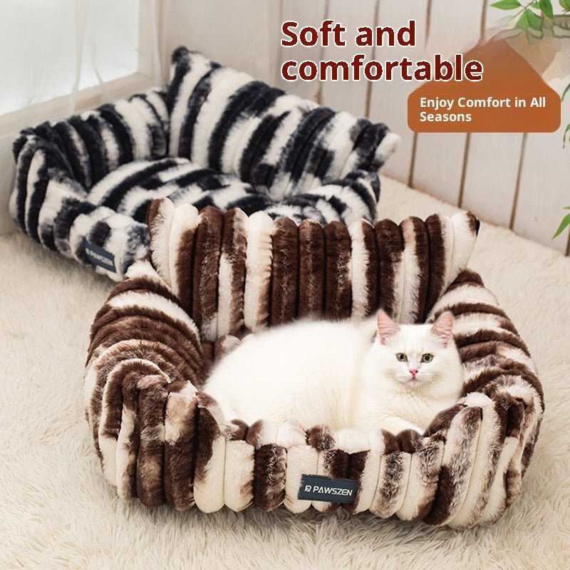 Large Pet Sofa Bed Plush Pet Bed - RM