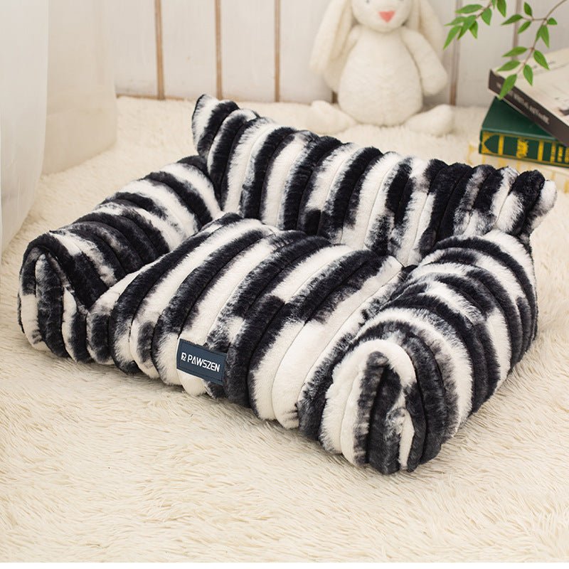 Large Pet Sofa Bed Plush Pet Bed - RM