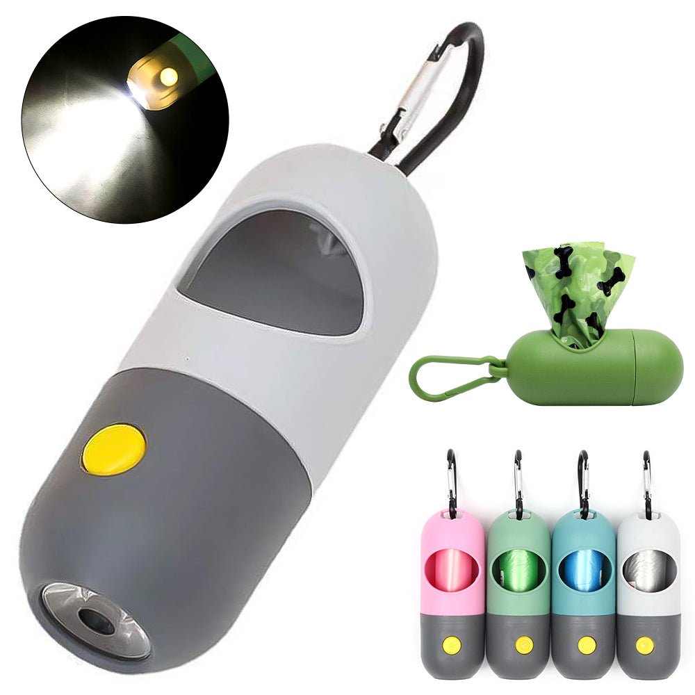 LED Pet Waste Bag Dispenser for Dog Walks - RM