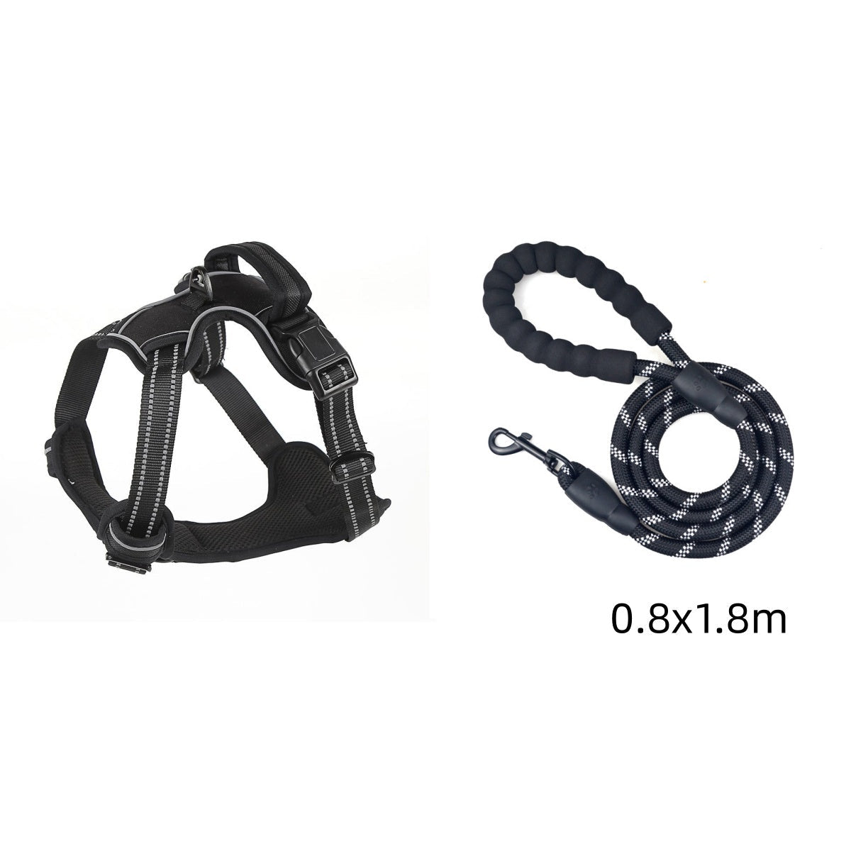 No Pull Dog Harness - Breathable Reflective Pet Vest - RM