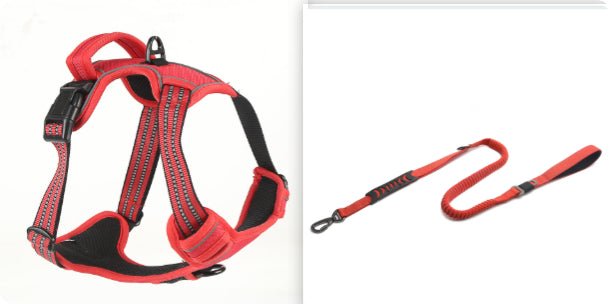 No Pull Dog Harness - Breathable Reflective Pet Vest - RM