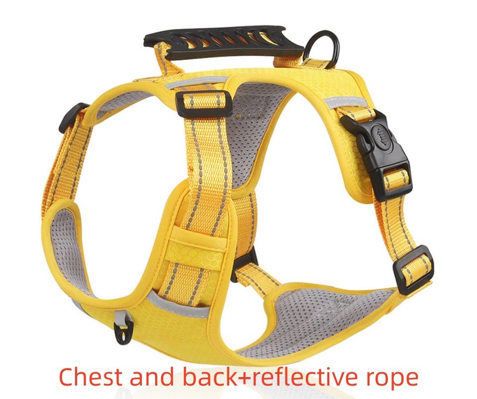 No Pull Dog Harness - Breathable Reflective Pet Vest - RM