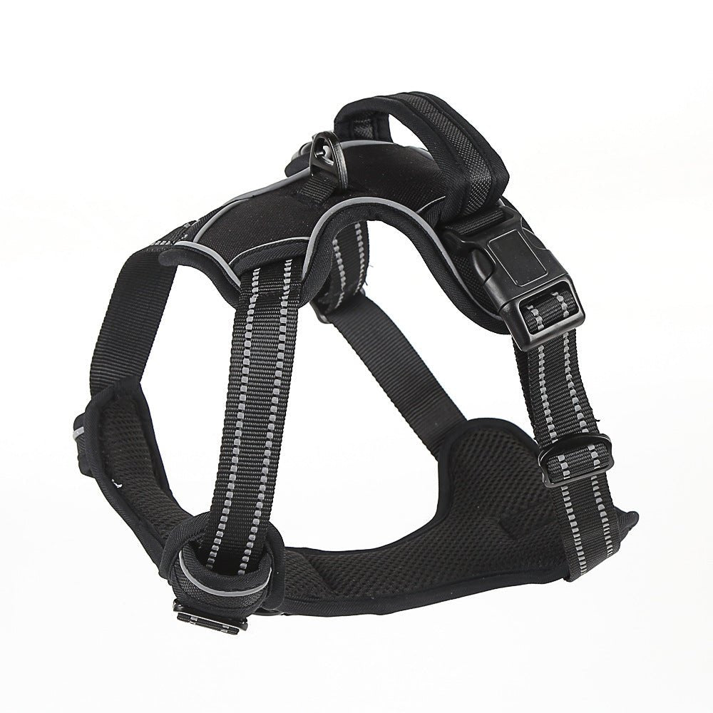No Pull Dog Harness - Breathable Reflective Pet Vest - RM