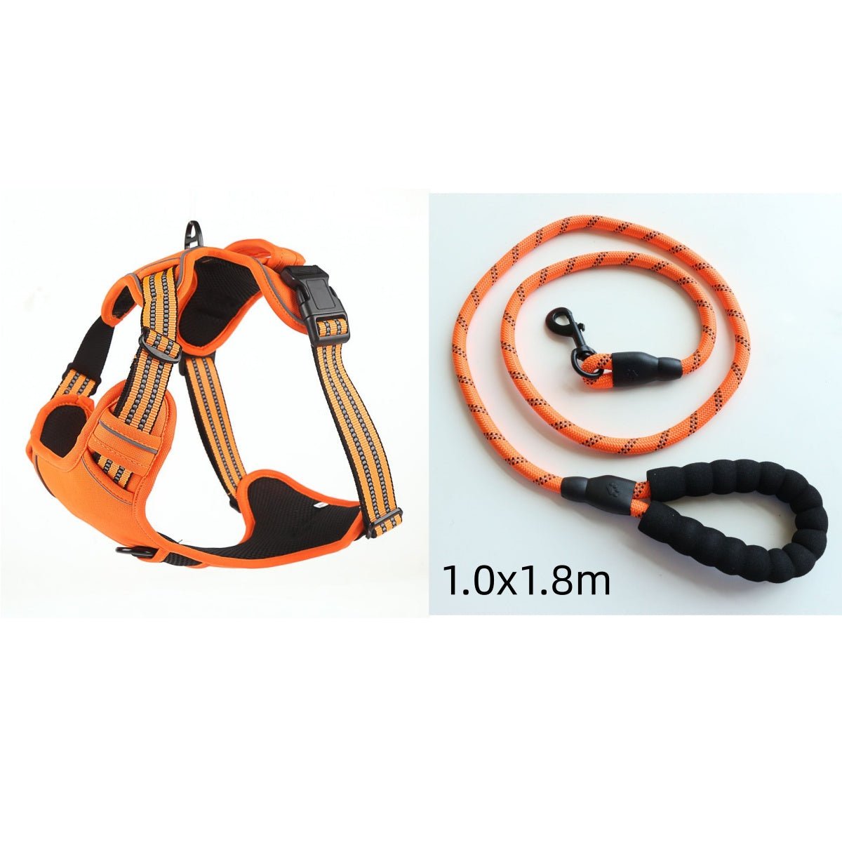 No Pull Dog Harness - Breathable Reflective Pet Vest - RM