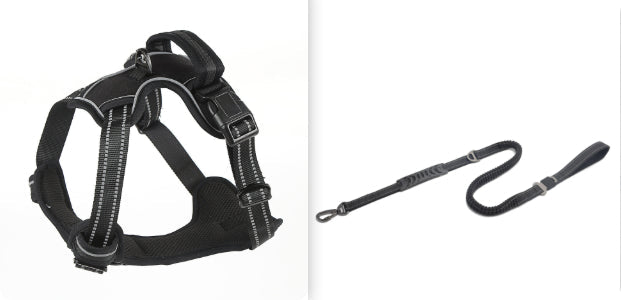 No Pull Dog Harness - Breathable Reflective Pet Vest - RM