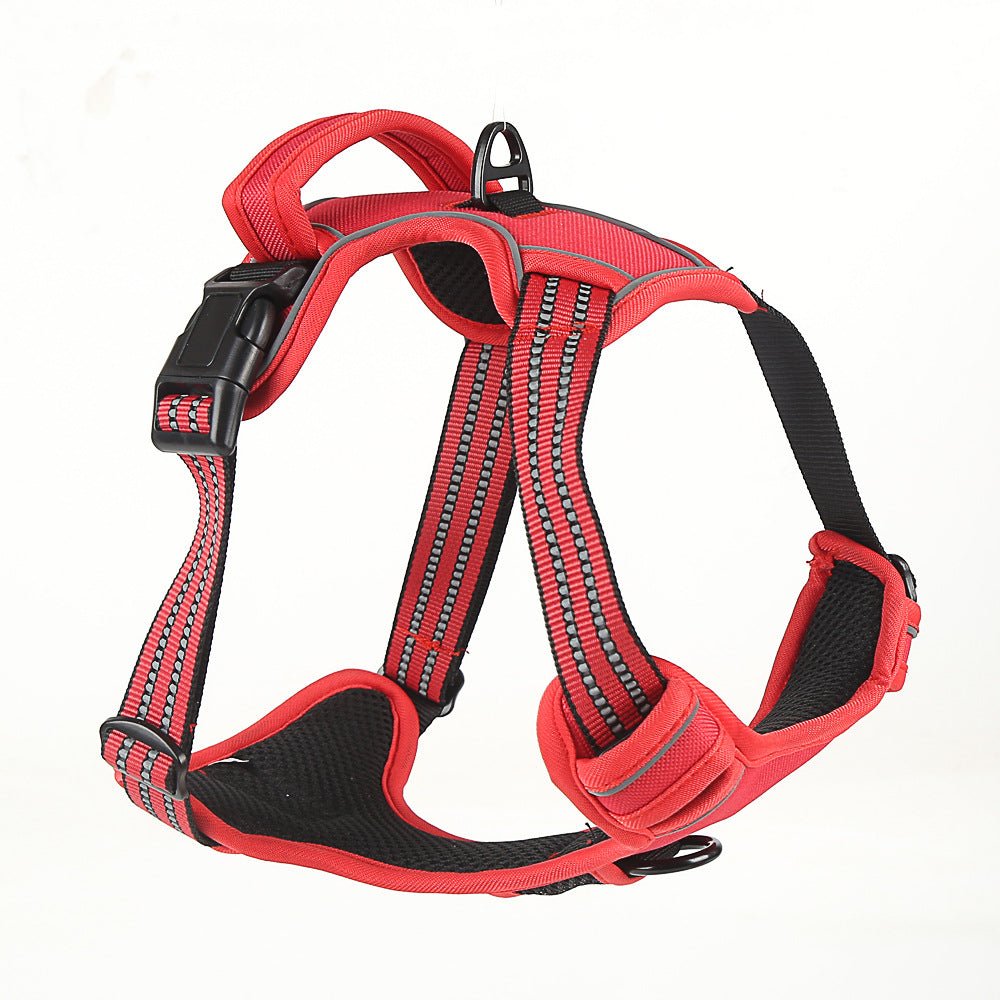 No Pull Dog Harness - Breathable Reflective Pet Vest - RM