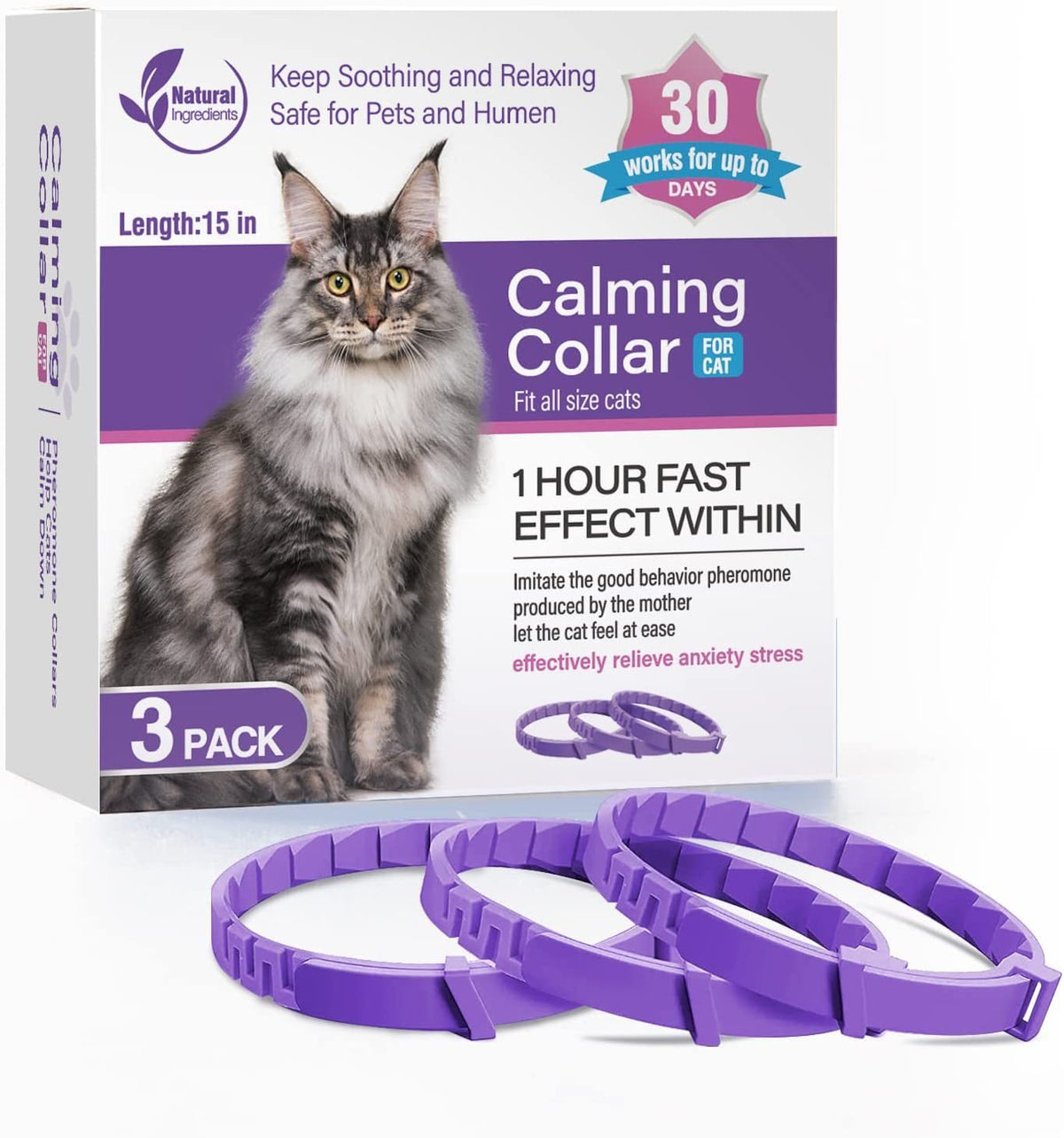 Pet Soothing Calming Collar Cat - RM