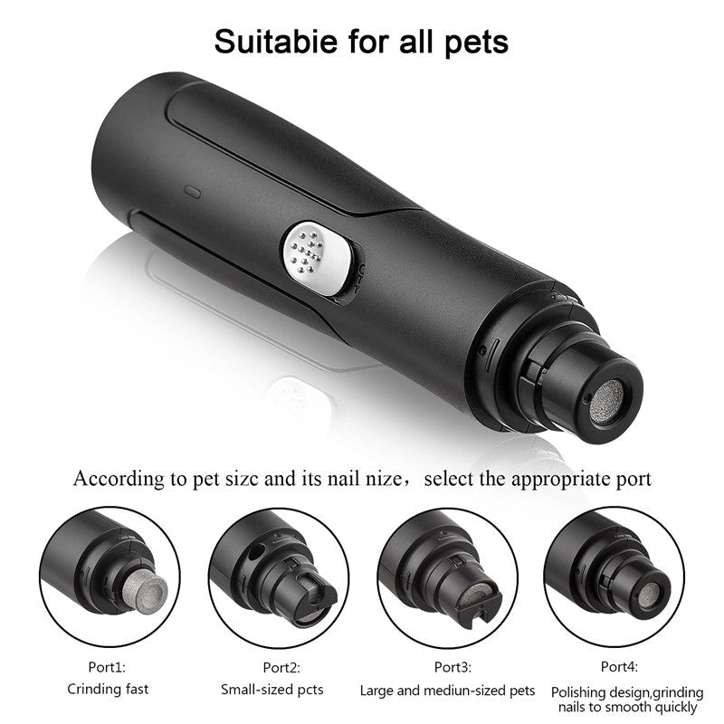 Rechargeable USB Pet Automatic Dog Nail Grinder - RM